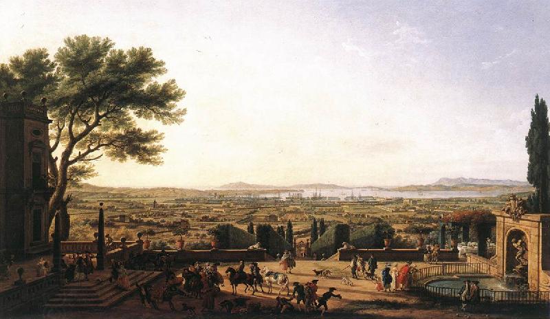 VERNET, Claude-Joseph The Town and Harbour of Toulon aer China oil painting art